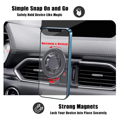 Car Phone Magsafe Holder, Air Vent Stand for Mazda CX-5 2017-2025