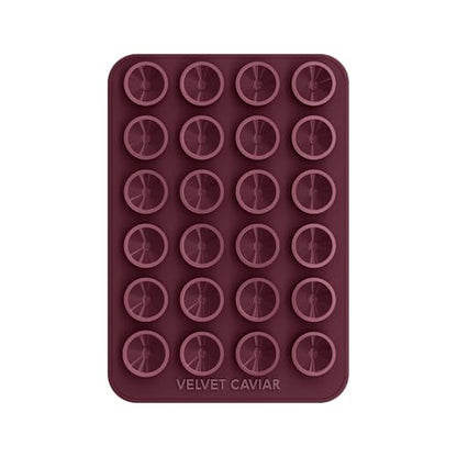 Velvet Caviar Suction Cup Phone Case Mount Compatible with MagSafe Devices Only - Magnetic Silicone Sticky Phone Grip Holder for iPhone Back of Phone - Mirror Gripper (Burgundy 1990) - color: Burgundy 1990