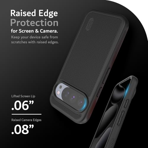 TUDIA for Google Pixel 10 / Pixel 10 Pro Case 2025, MergeGrip [Compatible with Magsafe & Pixelsnap] Cases – [Military Grade Drop Tested] Dual Layer Slim Shockproof Heavy Duty Protection - Black - color: Black, size: Pixelsnap 10 / 10 Pro