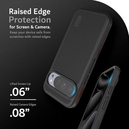 TUDIA for Google Pixel 10 / Pixel 10 Pro Case 2025, MergeGrip [Compatible with Magsafe & Pixelsnap] Cases – [Military Grade Drop Tested] Dual Layer Slim Shockproof Heavy Duty Protection - Black - color: Black, size: Pixelsnap 10 / 10 Pro