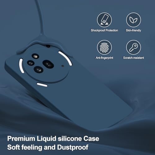 Silicone Case for Nothing Phone 3A Pro, Blue - color: Blue, size: Nothing Phone 3A Pro