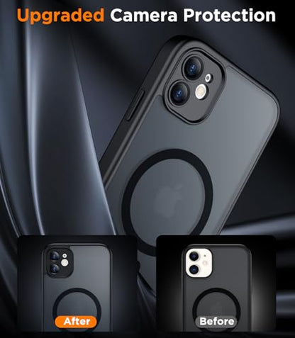 SPIDERCASE Magnetic for iPhone 11 Phone Case,Black - color: Black, size: Iphone 11 6.1‘’