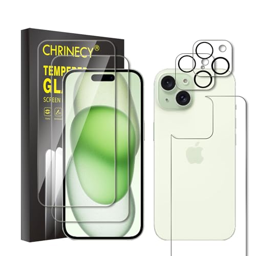 2+1+2 Pack Screen Protector for iPhone 15 - size: 15