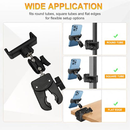 Phone Holder for Mic Stand, Music & Recording Mount