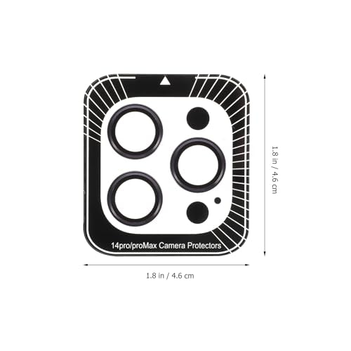 Mikinona Tempered Camera Lens Protector for Smartphone Scratch Resistant Rear Lens Cover Film High Definition Anti-fall Protective Film and Case Friendly Dark Purple