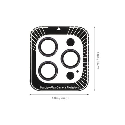 Mikinona Tempered Camera Lens Protector for Smartphone Scratch Resistant Rear Lens Cover Film High Definition Anti-fall Protective Film and Case Friendly Dark Purple