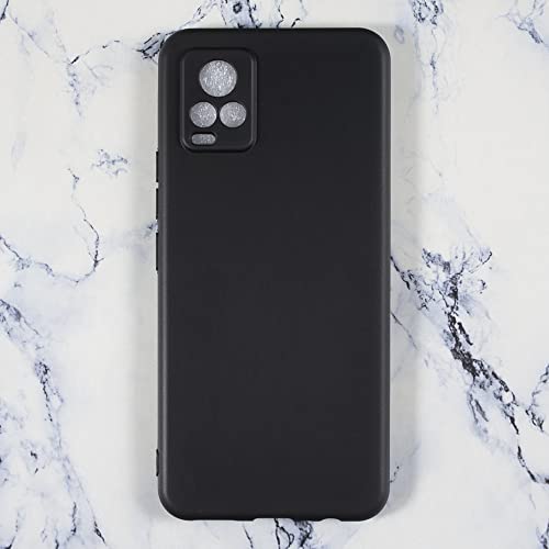 Protective Case for Vivo V20 V2025 - Black | 6.44" Slim Shockproof Bumper Back Cover Anti-Scratch Flexible TPU Shell, Grip-Friendly - color: Black