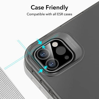 ESR 2 Pack Camera Lens Protector Compatible with iPad Pro 11/13 Inch M5/M4 (2025/2024), iPad Pro 12.9/11 Inch (2022/2021/2020), 9H Anti-Scratch Tempered Glass, HD Clarity, 3D Full Coverage