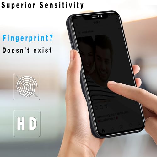 Slanku Privacy Screen Protector for iPhone 11 Pro Max/XS Max Tempered Glass - size: 11 Pro Max/XS Max