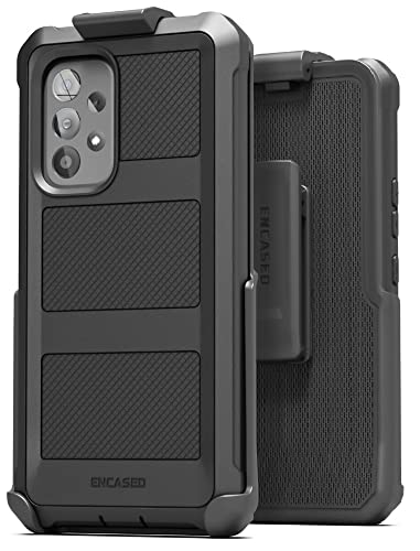 Encased Samsung A53 5G Case with Built-in Screen Protector and Holster Belt Clip (Falcon Armor, Galaxy A53) - size: A53 5G