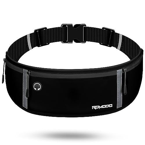 Running Belt for Men, Adjustable Fanny Pack for Women, Pure Black - color: 10 - Pure Black