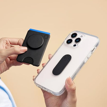 PopSockets Adhesive Phone Wallet with Grip- Black - color: Black Adhesive, style: Adhesive
