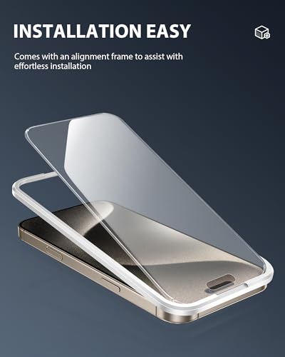 GIGIKISS 2 Pack for iPhone 15 Matte Screen Protector - size: for iPhone 15 6.1 inch - Matte