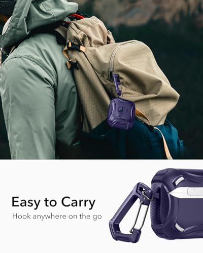 ESR for AirPods 5/4 Case, Compatible with MagSafe, Purple - color: Purple, size: AirPods 5&4 Case