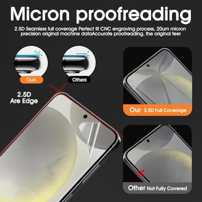 3 Pack Screen Protector Compatible for Samsung Galaxy S23 FE 5G 6.4 Inch, HD Clear Flexible Soft TPU Hydrogel Film for Samsung Galaxy S23 FE - Support Fingerprint Unlock, High Sensitivity - size: Samsung Galaxy S23 FE