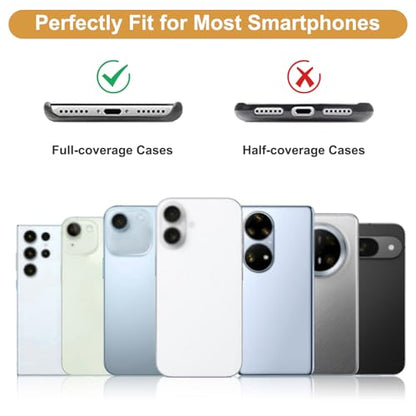 4 PCS Phone Tether Tab Phone Lanyard Patch with 360° Swivel Rotatable Without Adhesive Heavy Duty Universal Phones Insert for Strap Replacement Part Compatible with Cell Phones Straps Wristbands