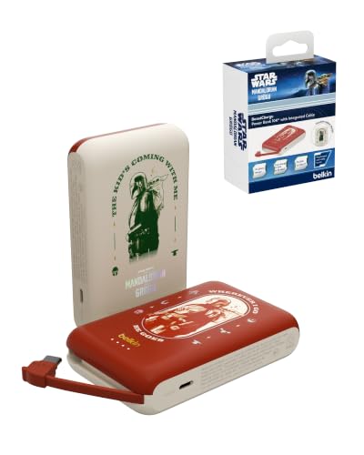Belkin Disney Mandalorian and Grogu 10000mAh 20W USB C Power Bank Charger - color: Star Wars, style: 10K mAh