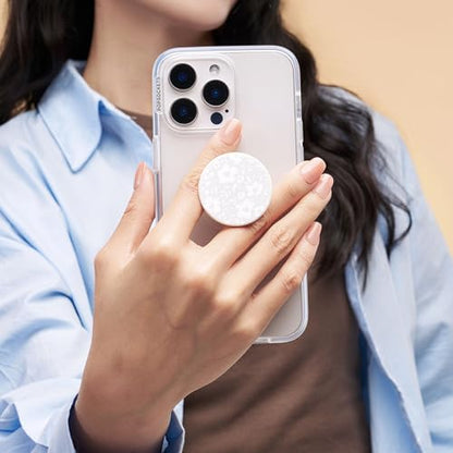 PopSockets Adhesive Phone Grip, Holder- Blanc Fresh - color: Blanc Fresh, style: Adhesive