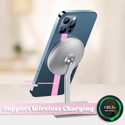 TEAMOLA Silicone Phone Grip Strap, Anti-Slip Phone Hand Holder Pink 230 - color: 230，3 Pink