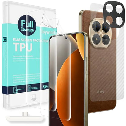 Ibywind for Xiaomi Redmi Note 15 Pro+ 5G/Poco M8 Pro 5G Screen Protector,2-Pack,Hydrogel Film with Camera Lens Protector,Easy Installation Tool,Bubble-Free,Fingerprint Unlock Compatible,Anti-Shatter - size: Note 15 Pro+ 5G/Poco M8 Pro
