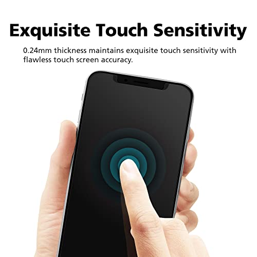 3-Pack Anti Glare Matte Screen Protector for iPhone 13 Mini, Break-Resistant PET EPU Film, Anti Fingerprint, Silky Touch, Dust Free & Easy Installation with Alignment Jig - size: iPhone 13 Mini