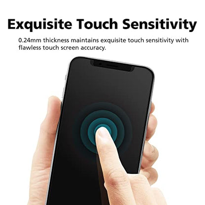[2 Pack Privacy Screen Protector for Galaxy S20 Plus, Anti-Spy Full Glue PET EPU Hybrid Screen Protector, Fingerprint Compatible, Self-Healing, Easy Installation with Alignment Tool - size: Galaxy S20 Plus