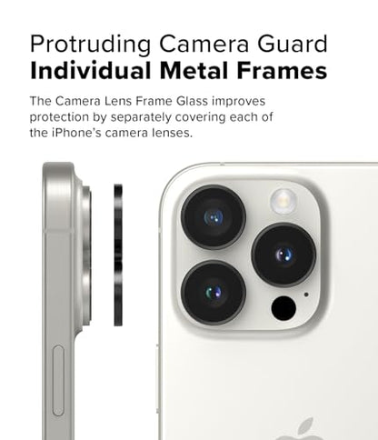 Ringke for iPhone 16 Pro Max / 16 Pro Camera Lens Protector [2 Pack] - size: iPhone 16 Pro / iPhone 16 Pro Max