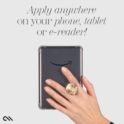 Case-Mate Minis - Cell Phone Grip/Stand - Champagne Crystal - color: Champagne Crystal
