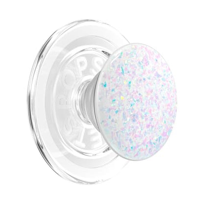 PopSockets Phone Grip for MagSafe, Magnetic Holder- Confetti White - color: Iridescent Confetti White, style: MagSafe