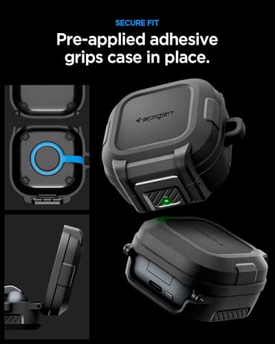 Spigen Lock Fit Designed for Galaxy Buds 4 Pro/Buds 4 Case (2026) - size: Buds4 Pro / Buds 4