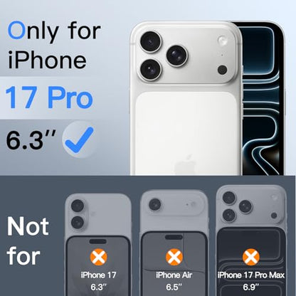 JETech Privacy Screen Protector for iPhone 17 Pro, 2-Pack - size: iPhone 17 Pro