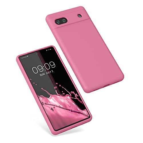 kwmobile Case Compatible with Google Pixel 6a Case - TPU Silicone Phone Cover with Soft Finish - Sweet Candy - color: Sweet Candy, size: Pixel 6a