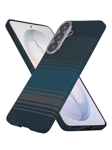 Magnetic Ultra Thin 600D Aramid Fiber Case for Samsung Galaxy S26 Plus | Woven Aramid Fiber, ultra-thin Caseless Feel, compatible with MagSafe,wireless charging friendly, slim fit,Sunrise Blue - color: Sunrise Blue