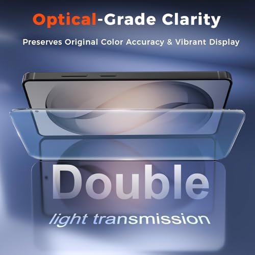 Fotbor [3+3 Pack Anti Blue Light Screen Protector for Samsung Galaxy S26 Ultra with 3 Pack Camera Lens Protector, [Alignment Frame] 9H Hardness, Easy Install, Ultrasonic Fingerprint Compatible - size: Samsung Galaxy S26 Ultra - 6.9 inch