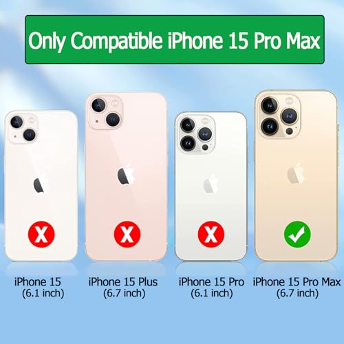 Battery Case for iPhone 15 Pro Max,12000mAh Rechargeable Portable Charging Case with Wireless Charging Compatible for iPhone 15 Pro Max (6.7 inch) with Carplay Extend Battery Pack Charger Case (Black) - size: iPhone 15 Pro Max -12000mAh