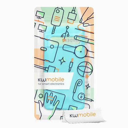 kwmobile Case Compatible with Google Pixel 7 Pro Case - TPU Silicone Phone Cover with Soft Finish - Cool Glacier - color: Cool Glacier, size: Pixel 7 Pro