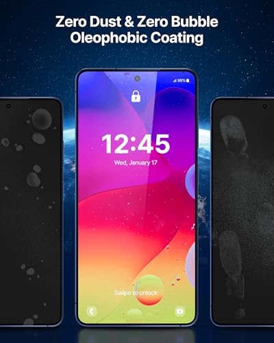 DOME GLASS Whitestone Compatible with Galaxy S26 Ultra, Full Coverage UV Tempered Glass Screen Protector with LOCA Adhesive [2 Pack]