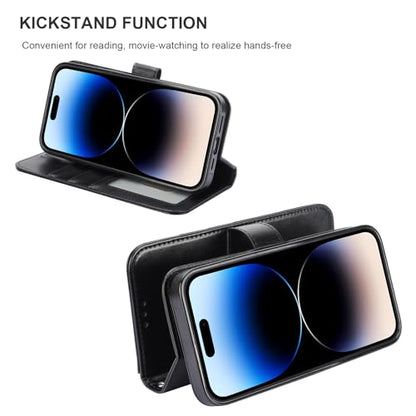 Bocasal for MagSafe Wallet Case Card Holder for iPhone 14 Pro Max Black - color: Black for MagSafe