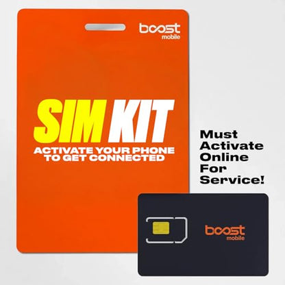 Boost Mobile Pick-a-Plan SIM Kit: Pick Your Plan at Activation | 3-in-1 Universal SIM | 5G/4G LTE Prepaid Wireless | Plans from $25–$60/mo | Works with Unlocked Phone