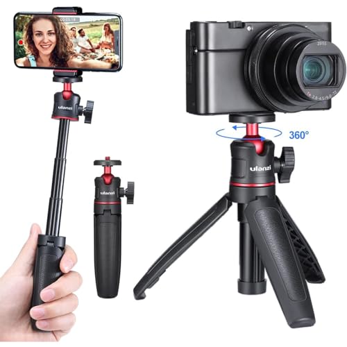 ULANZI MT-08 Mini Extension Pole Tripod for Phone Camera - color: Black