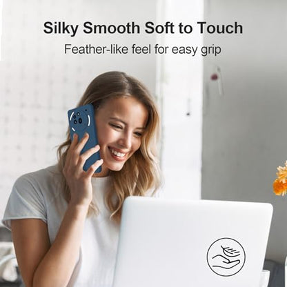 GiiYoon Silicone Case for Nothing Phone 3a Pro, Blue - color: Blue, size: Nothing Phone 3a Pro