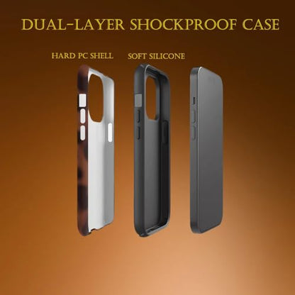 for iPhone 16 Pro Case with Tortoise Leopard Print Trendy Animal Pattern Dual-Layer Shockproof Drop Protection Tough Phone Cover - size: iPhone 16 Pro