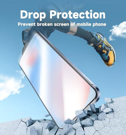 MAGIC JOHN 2 Pack for Samsung Galaxy S24 FE Tempered Glass Screen Protector | 6.7inch, Easy Installation, HD Clear, Auto Dust-Elimination, Bubble Free - size: S24 FE 6.7inch
