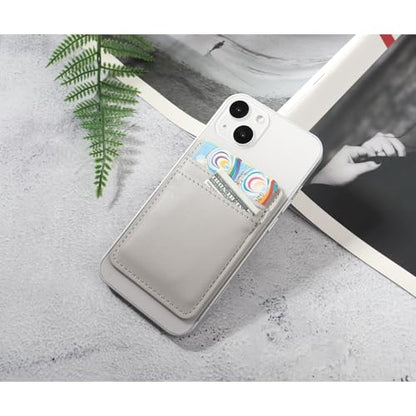 Fulgamo Phone Wallet Stick on,Card Holder for Phone Case,Phone Card Holder