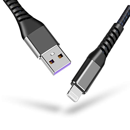 [ Apple Certified 2pack ] iPhone Charger,Lightning Cable, Fast Charging Cables for Apple iPhone 12/11/11Pro/11Max/ X/XS/XR/XS Max/8/7/6/5S/SE/iPad Mini Air (6ft, Grey) - color: Grey, size: 6foot