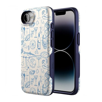 Casely iPhone 16e Case | Amalfi Aperitivo | Dolce Vita | Bold Protective Design | Compatible with MagSafe - color: Amalfi Aperitivo | Dolce Vita
