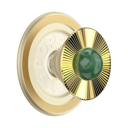 PopSockets Phone Grip for MagSafe, Magnetic Holder- Gem Brooch Jade - color: Brooch Jade, style: MagSafe