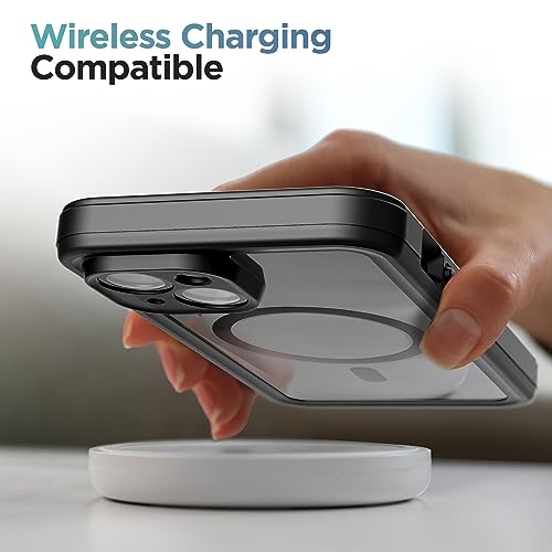 Encased Titan Designed for iPhone 15 Waterproof Case with Belt Clip (Compatible with MagSafe) Full Body Protective Phone Case with Holster (iPhone 15) - size: iPhone 15