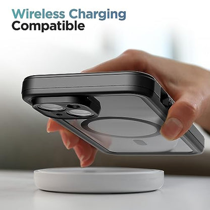 Encased Titan Designed for iPhone 15 Waterproof Case with Belt Clip (Compatible with MagSafe) Full Body Protective Phone Case with Holster (iPhone 15) - size: iPhone 15