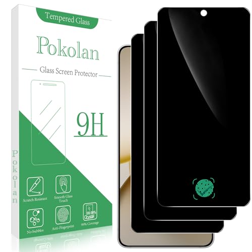 Pokolan Privacy Screen Protector for Samsung Galaxy S26 Tempered Glass Film - size: Galaxy S26